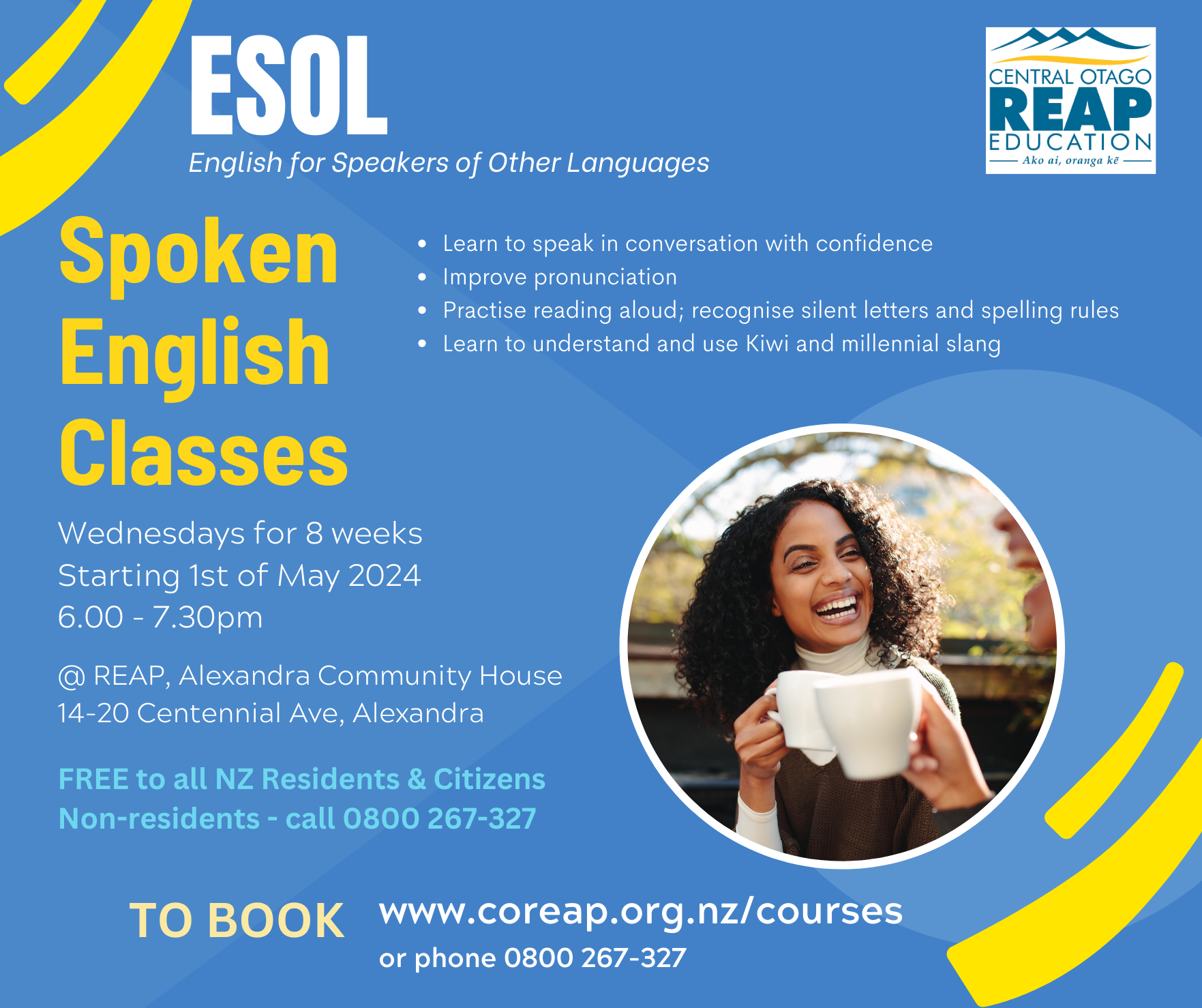 Esol Evening Classes For Spoken English Term 2