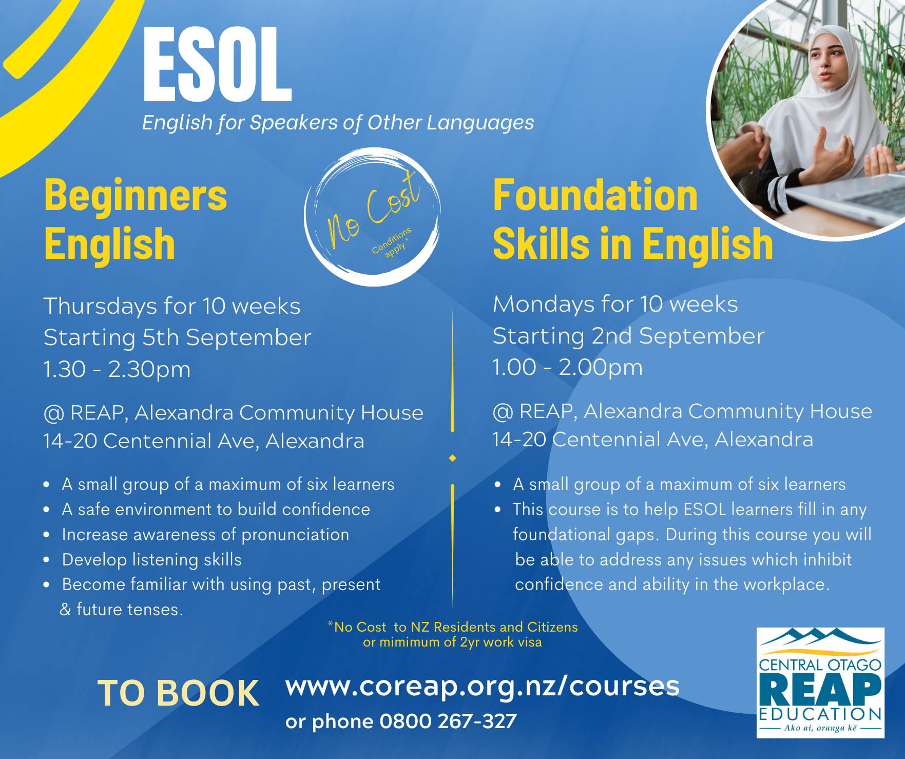 Esol English Classes Term 3  (2)