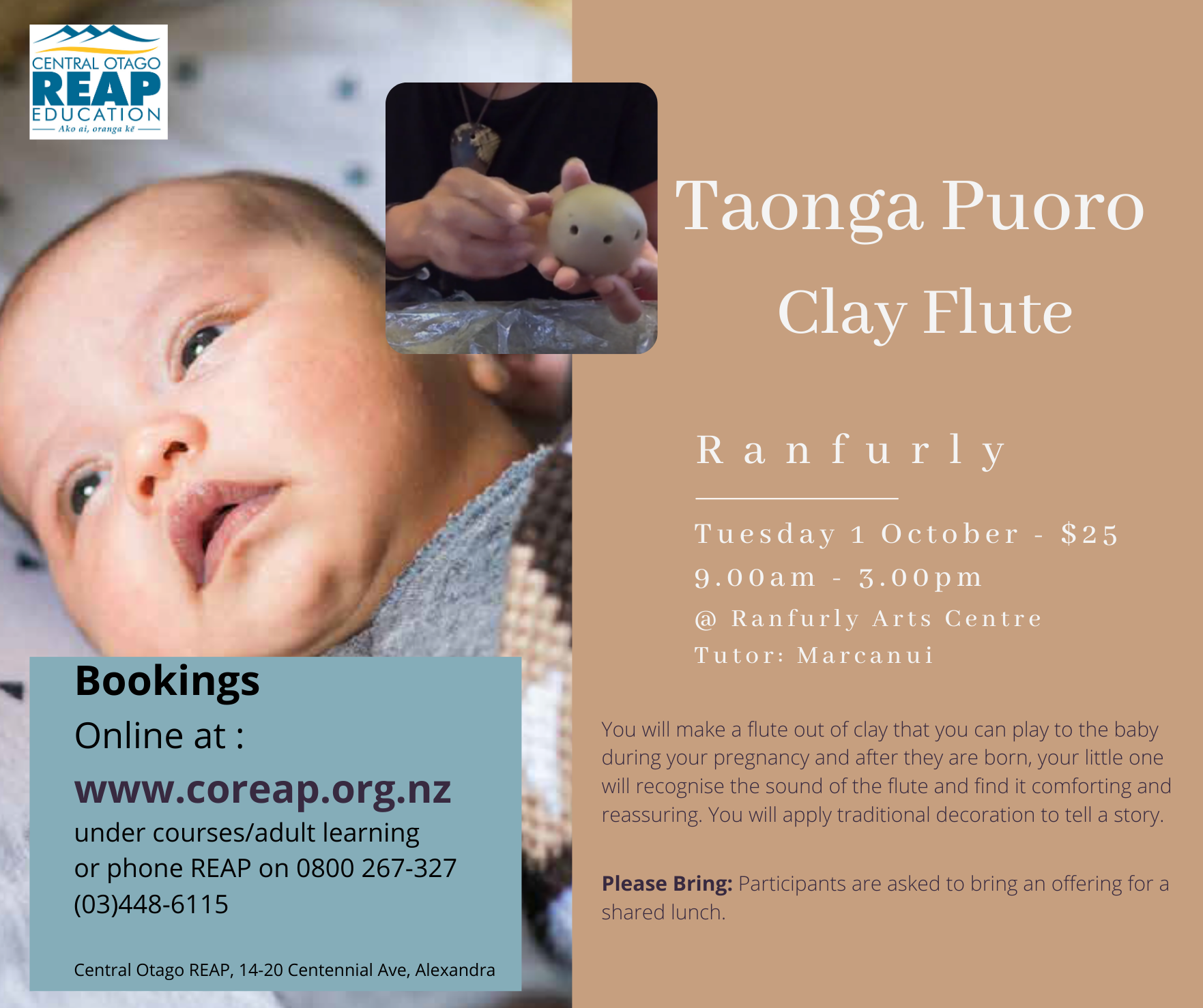 Clay Flute Ranfurly